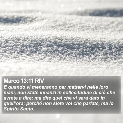 Marco 13:11 RIV Bible Verse Image