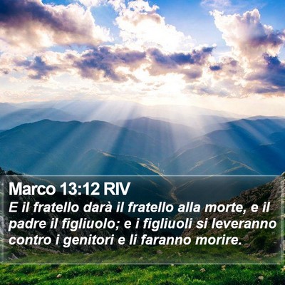 Marco 13:12 RIV Bible Verse Image