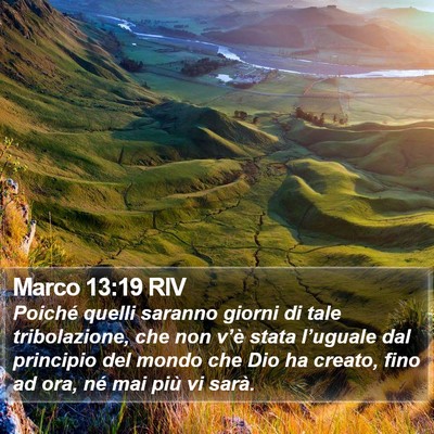Marco 13:19 RIV Bible Verse Image
