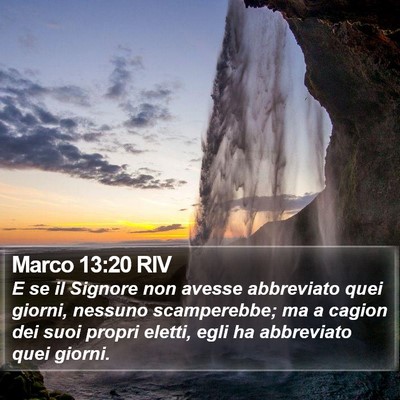 Marco 13:20 RIV Bible Verse Image