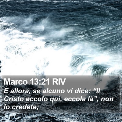 Marco 13:21 RIV Bible Verse Image