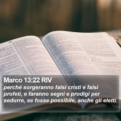 Marco 13:22 RIV Bible Verse Image