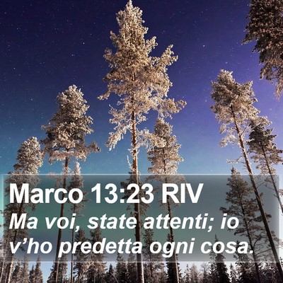 Marco 13:23 RIV Bible Verse Image
