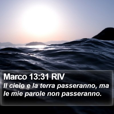 Marco 13:31 RIV Bible Verse Image