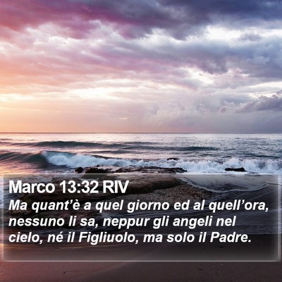 Marco 13:32 RIV Bible Verse Image