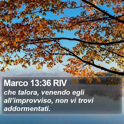 Marco 13:36 RIV Bible Verse Image