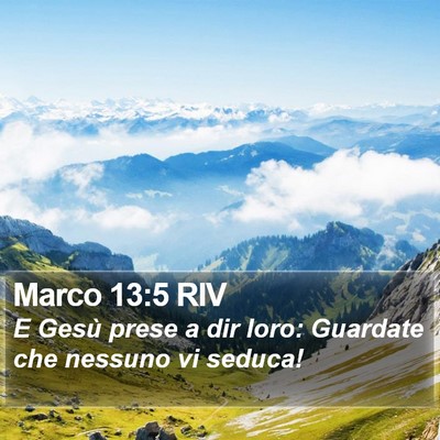 Marco 13:5 RIV Bible Verse Image