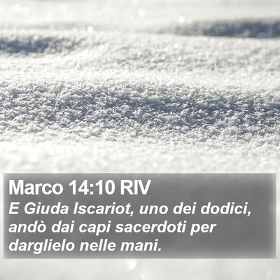 Marco 14:10 RIV Bible Verse Image