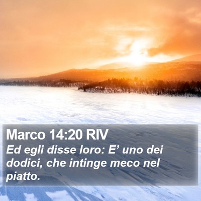 Marco 14:20 RIV Bible Verse Image