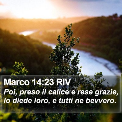 Marco 14:23 RIV Bible Verse Image