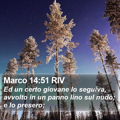 Marco 14:51 RIV Bible Verse Image