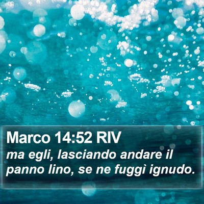 Marco 14:52 RIV Bible Verse Image