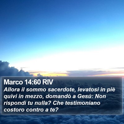 Marco 14:60 RIV Bible Verse Image