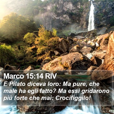 Marco 15:14 RIV Bible Verse Image