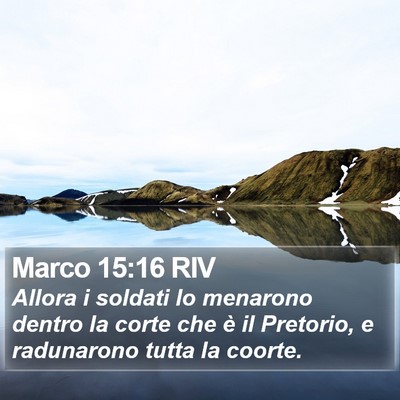 Marco 15:16 RIV Bible Verse Image