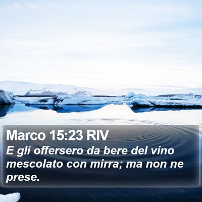 Marco 15:23 RIV Bible Verse Image
