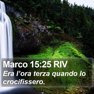 Marco 15:25 RIV Bible Verse Image