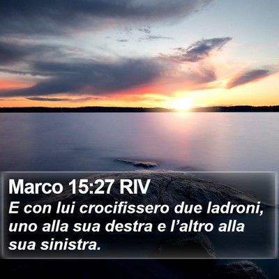 Marco 15:27 RIV Bible Verse Image