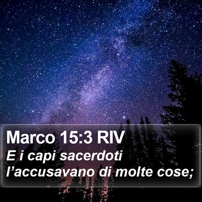 Marco 15:3 RIV Bible Verse Image