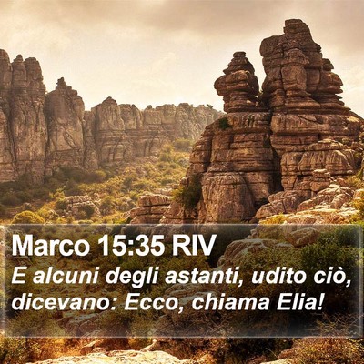 Marco 15:35 RIV Bible Verse Image