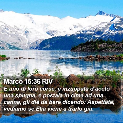 Marco 15:36 RIV Bible Verse Image