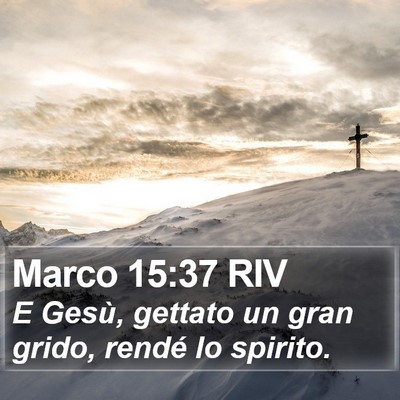 Marco 15:37 RIV Bible Verse Image