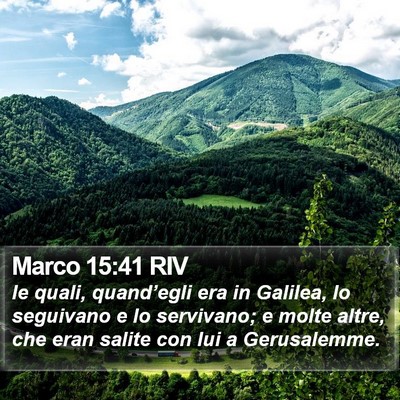 Marco 15:41 RIV Bible Verse Image