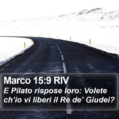 Marco 15:9 RIV Bible Verse Image