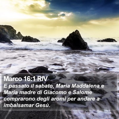 Marco 16:1 RIV Bible Verse Image