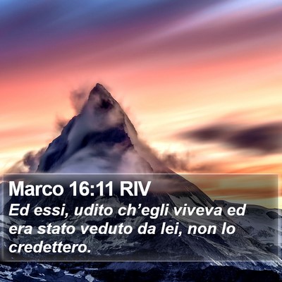 Marco 16:11 RIV Bible Verse Image