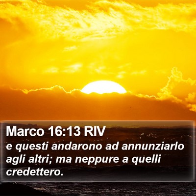 Marco 16:13 RIV Bible Verse Image