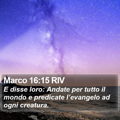 Marco 16:15 RIV Bible Verse Image