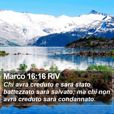 Marco 16:16 RIV Bible Verse Image