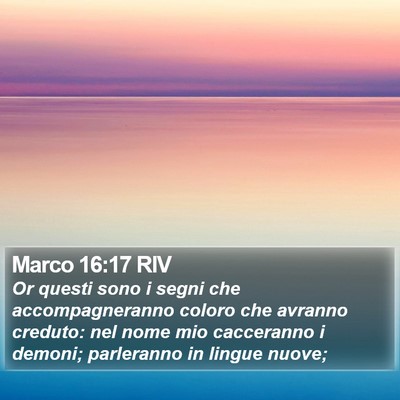 Marco 16:17 RIV Bible Verse Image