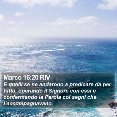 Marco 16:20 RIV Bible Verse Image