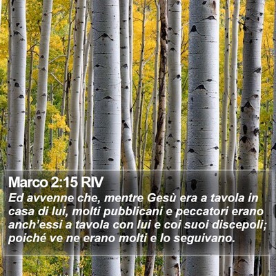Marco 2:15 RIV Bible Verse Image