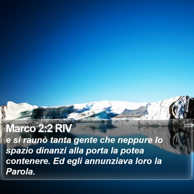 Marco 2:2 RIV Bible Verse Image