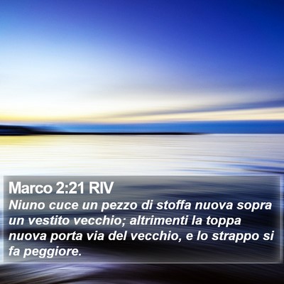 Marco 2:21 RIV Bible Verse Image