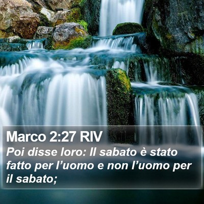Marco 2:27 RIV Bible Verse Image