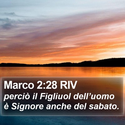 Marco 2:28 RIV Bible Verse Image