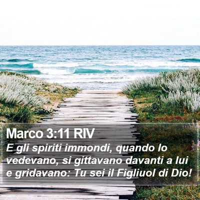 Marco 3:11 RIV Bible Verse Image