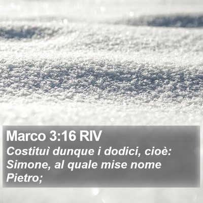 Marco 3:16 RIV Bible Verse Image