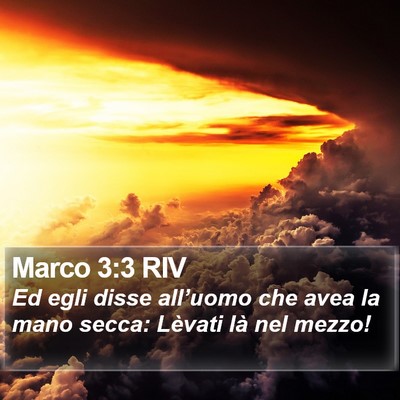 Marco 3:3 RIV Bible Verse Image