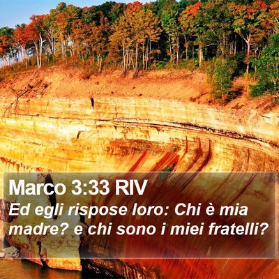 Marco 3:33 RIV Bible Verse Image