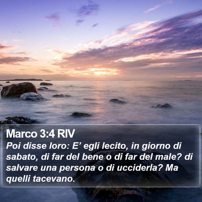 Marco 3:4 RIV Bible Verse Image