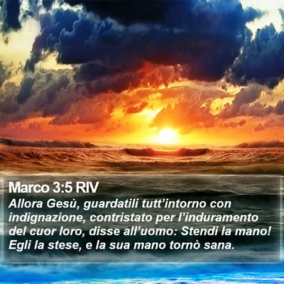 Marco 3:5 RIV Bible Verse Image