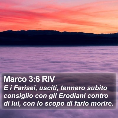 Marco 3:6 RIV Bible Verse Image