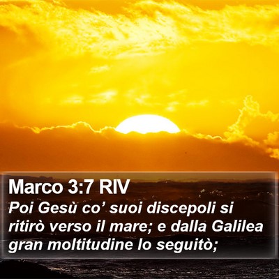 Marco 3:7 RIV Bible Verse Image