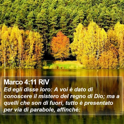 Marco 4:11 RIV Bible Verse Image
