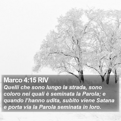 Marco 4:15 RIV Bible Verse Image